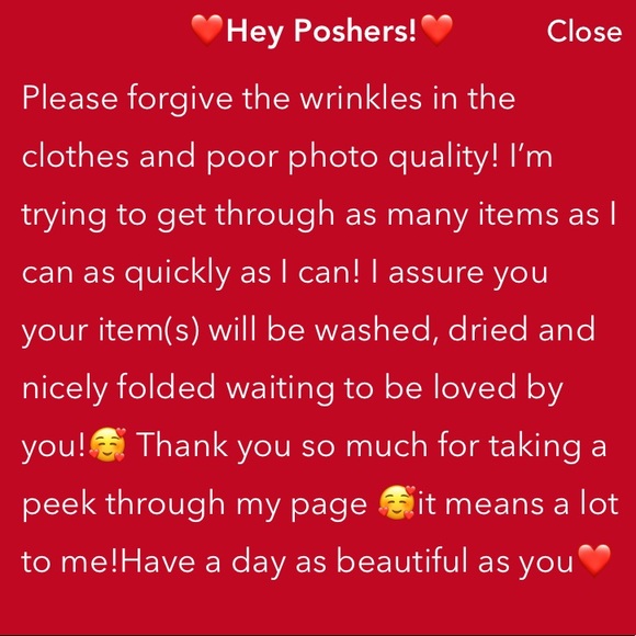 Thank you Poshers❤️ - Picture 1 of 1